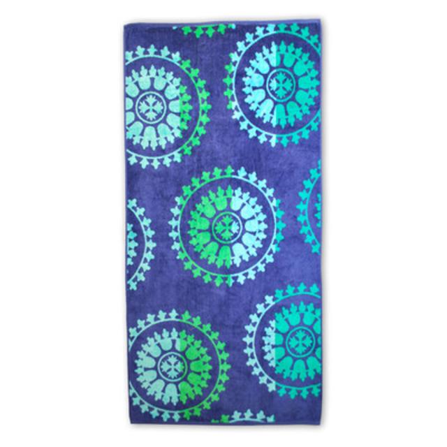 Superior Oversize Jacquard Cotton Spin Wheels Beach Towel                by              Simple Luxury