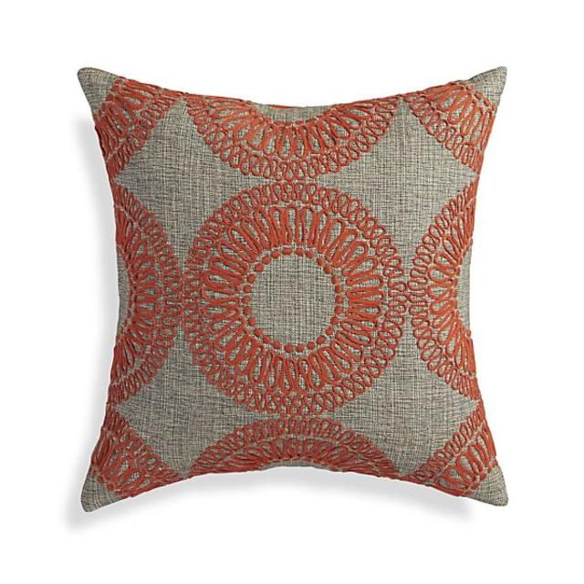 Gracie Orange 18" Pillow