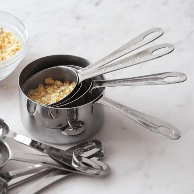Stainless Steel Measuring Cups, Set of Four