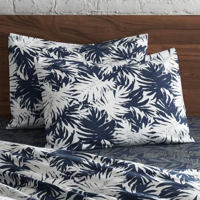 set of 2 The Hill-Side palm leaves standard shams