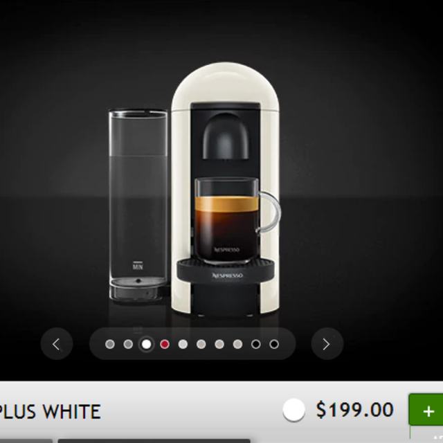 VertuoPlus White | Coffee Machine | Nespresso