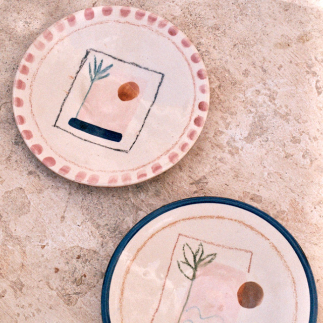 SIENNA SERVING PLATES – SET OF 2