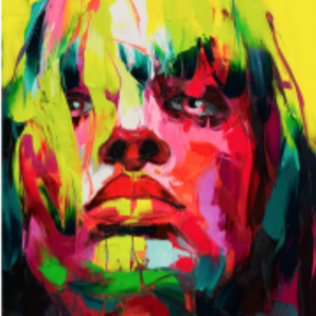 Print of Françoise Nielly's "La Diabolique" Painting