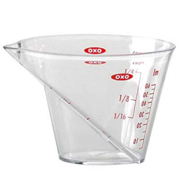 OXO Good Grips Angled Measuring Cup, Mini, Clear