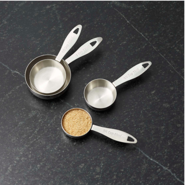 Stainless Steel Measuring Cups, Set of 4
