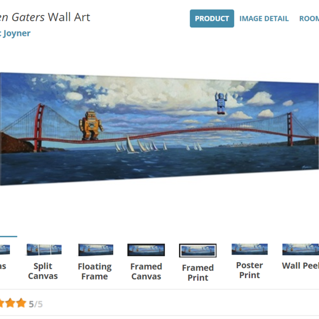 Golden Gaters Wall Art