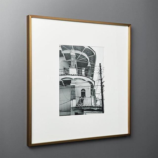 Gallery Brass Frame with White Mat 11x14