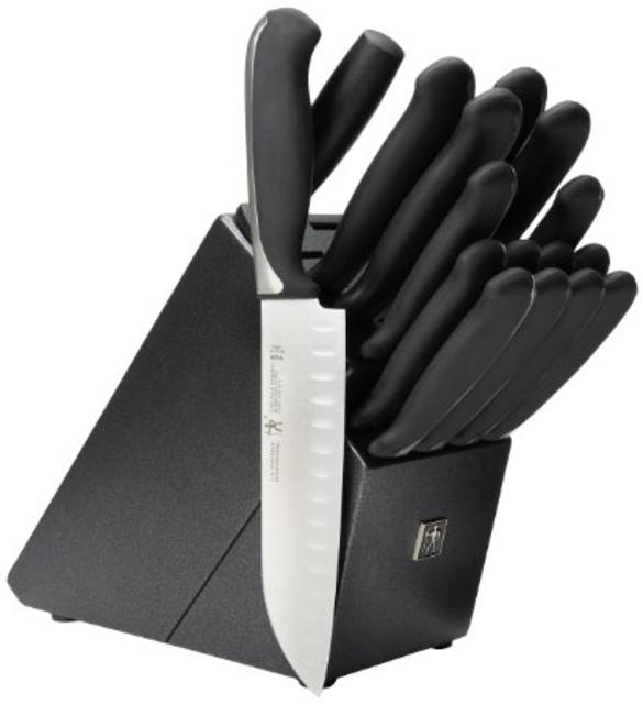 J.A. HENCKELS INTERNATIONAL Fine Edge Synergy 17-pc Knife Block Set