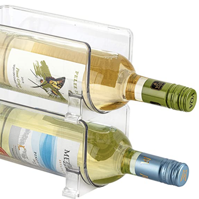 JINAMART Set of 2 Stackable Wine Storage Rack