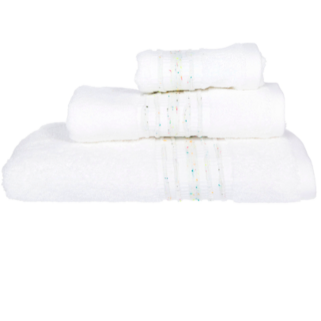 2 Sets of towels - White - Haus