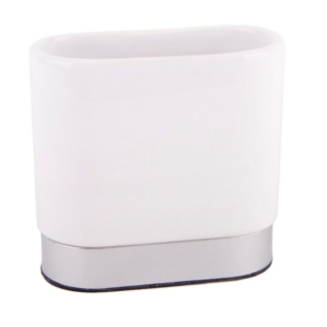 Set of 3 - White Haus Toothbrush Holder