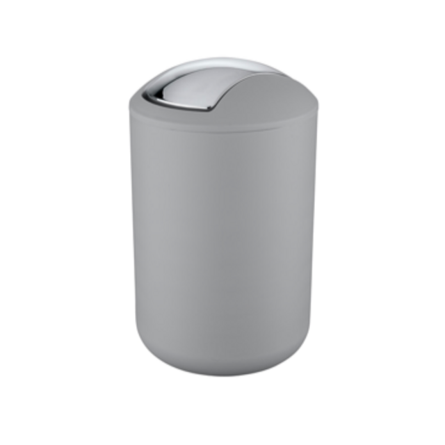 Set of 3 - Trash Can - Grey - Modern