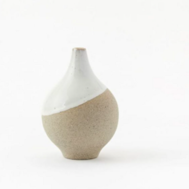 Florero Half Dipped Stoneware