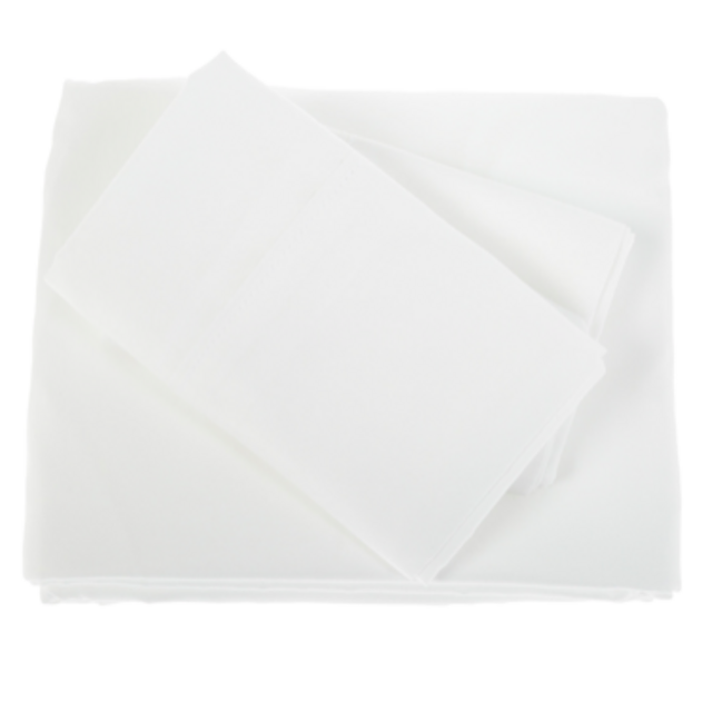 2 Sets - White - King Size Sheets