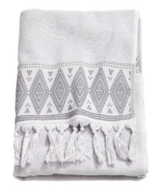 Bath Towel with Embroidery                    $17.99
