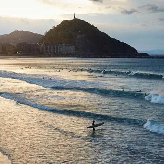 Surfing Lesson for Two in San Sebastian, Spain