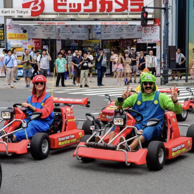 Mario Kart Racing in Tokyo | Our Honeymoon