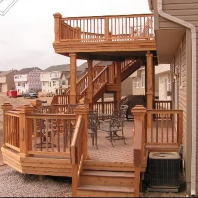 Back Deck and Dog Fence