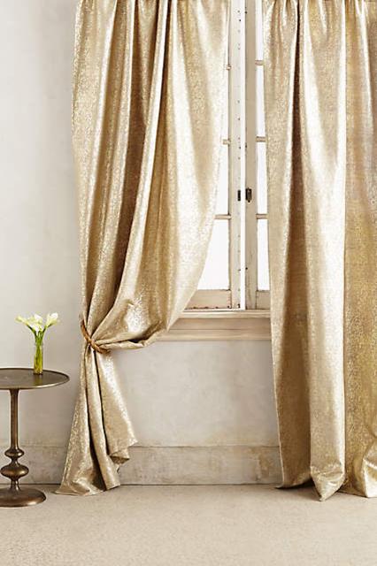 Gilded Waves Curtain