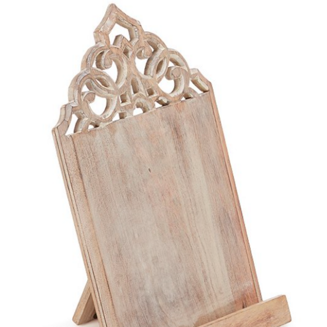 Southern Living Mango Wood Cookbook Holder