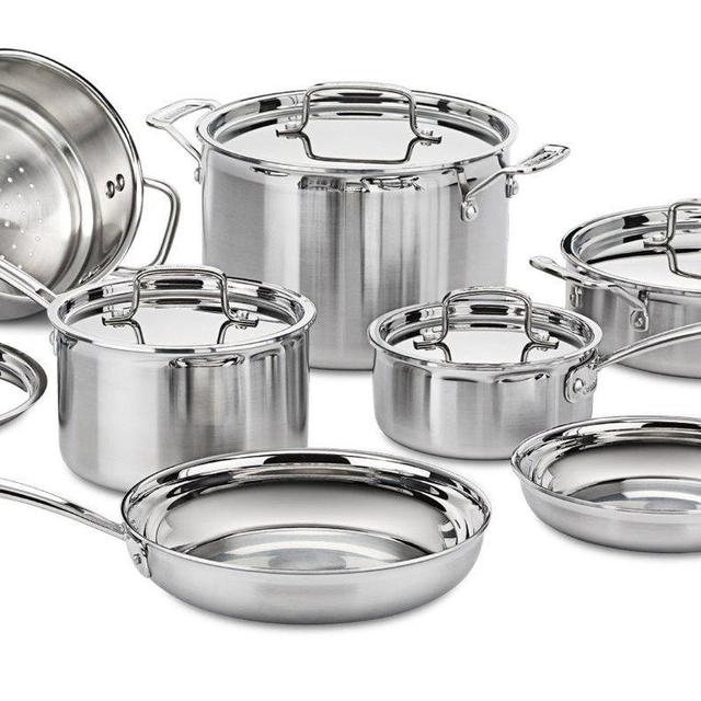 Cuisinart MCP-12N MultiClad Pro Stainless Steel 12-Piece Cookware Set