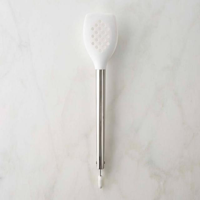 Williams-Sonoma Silicone Utensils Braising Tongs, White