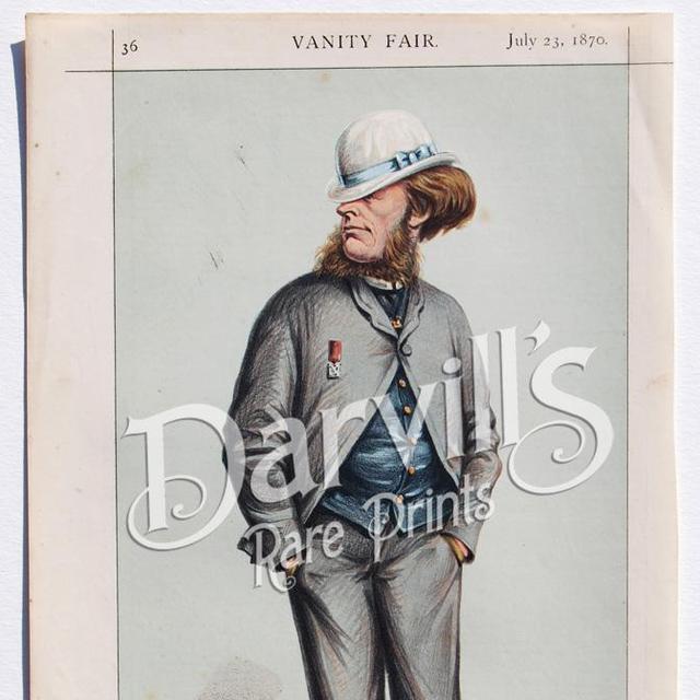 Original Vanity Fair print of Lord Elcho (Politician, July 23, 1870)