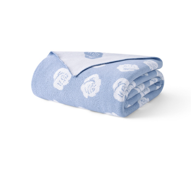 Love Shack Fancy Rose Jacquard Blanket