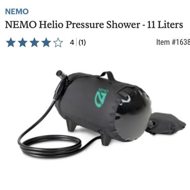 NEMO Helio Pressure Shower - 11 Liters | REI Co-op