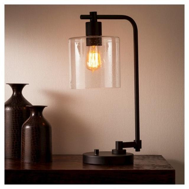 Hudson Industrial Table Lamp - Ebony - Threshold™