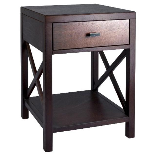 Owings side Table With Drawer espresso - Threshold™