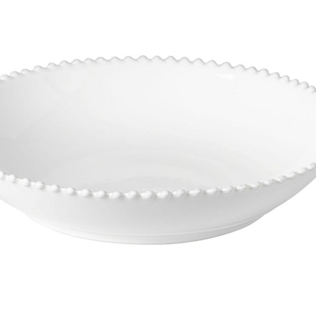 Costa Nova Pearl Stoneware Low Serving Bowl