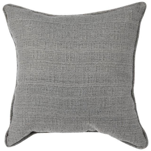 Light Gray Square Pillow