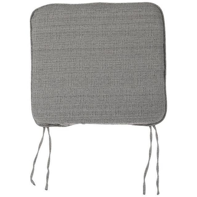 Light Gray Tie Back Chair Cushion
