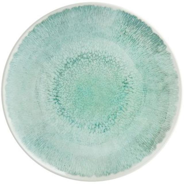 Waterways Green Melamine Dinner Plate