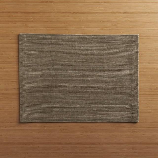 Grasscloth Brindle Placemat in Green