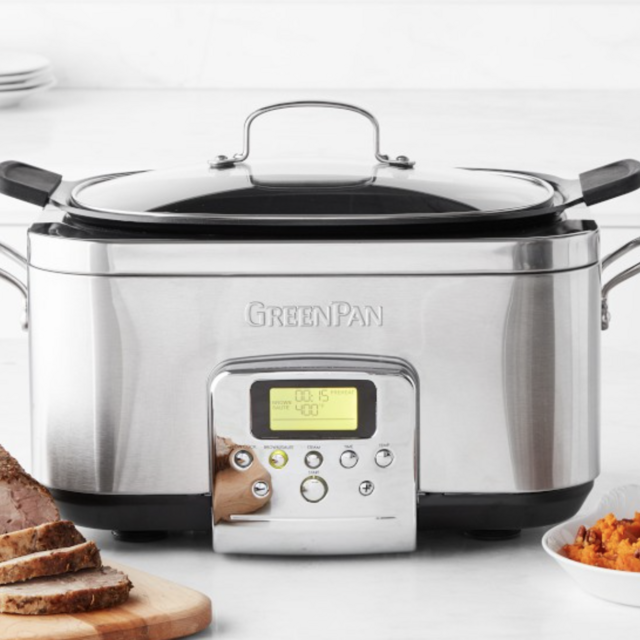 GreenPan™ Premiere Stainless-Steel Slow Cooker