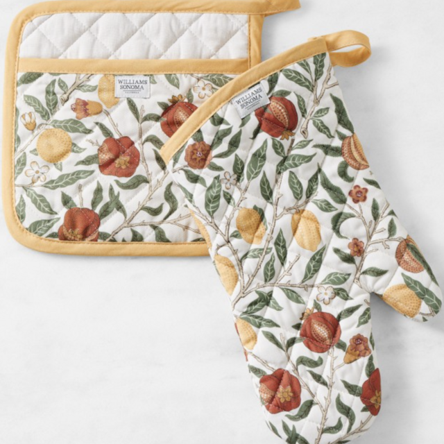 Williams Sonoma x Morris & Co. Mitt & Potholder Set
