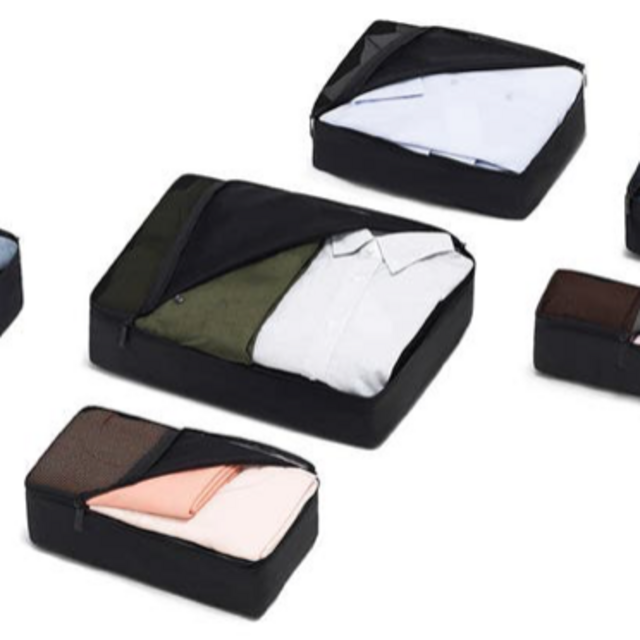 Insider Packing Cubes - Set of 6 (black)
