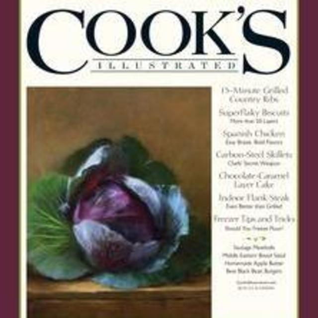 Year Subscription to Cooks Illustrated Magazine