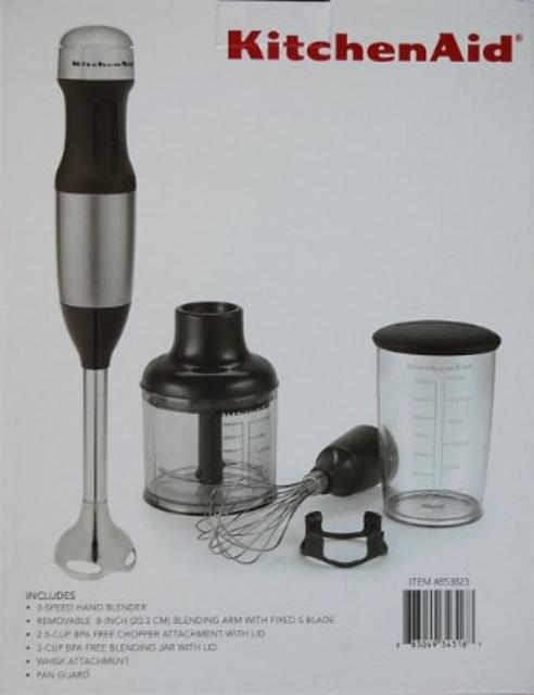 KitchenAid KHB2352CU 3-Speed Hand Blender - Contour Silver