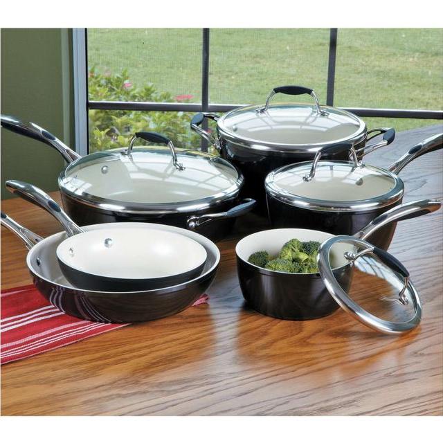 Tramontina Gourmet Ceramica-01 Deluxe Cookware Set, 10 Piece