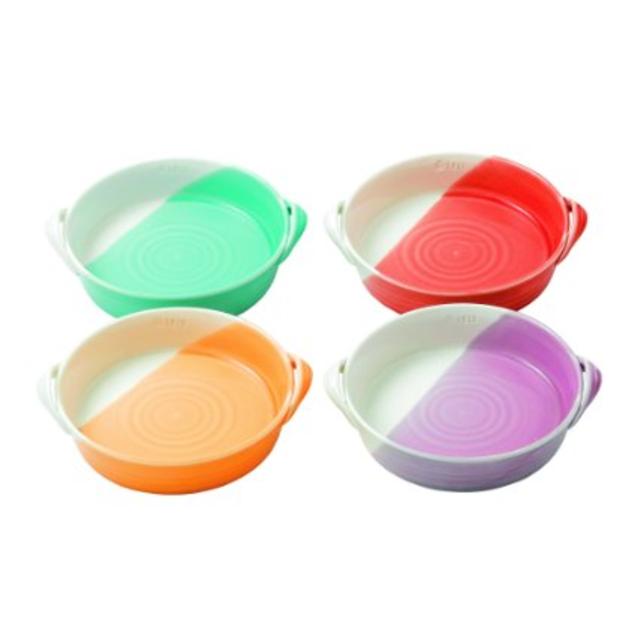 Royal Doulton 7.2" 1815 Bright Colors Mixed Patterns Serving Dishes (Set of 4), Mini, Multicolor