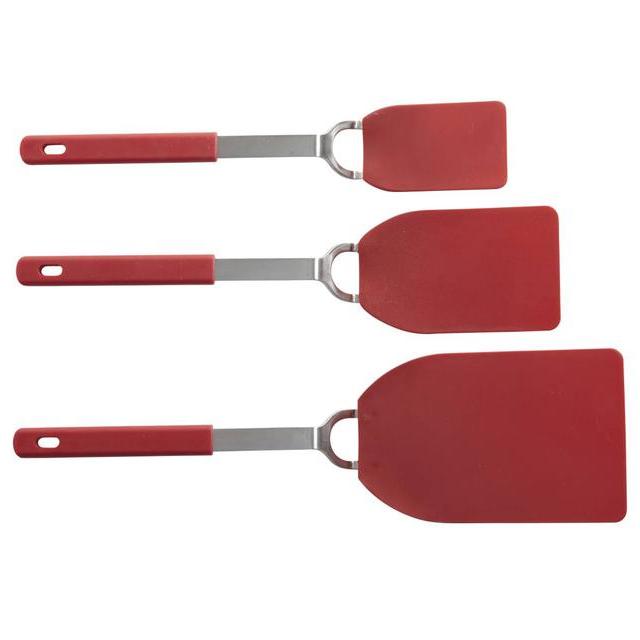 CHEFS Flexible Nylon Spatulas, Set of 3