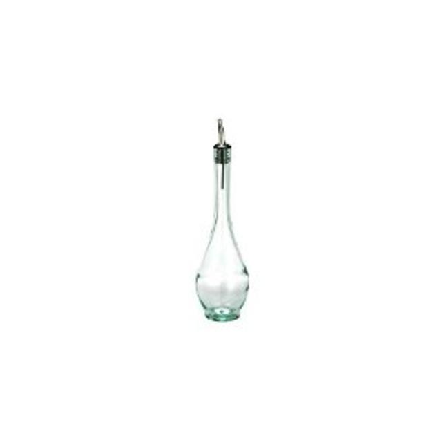 TableCraft H931 Siena 16 Oz. Green Tint Glass Oil Bottle