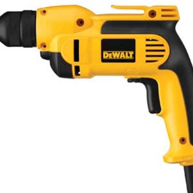DEWALT DWD112 8.0 Amp 3/8-Inch VSR Pistol-Grip Drill with Keyless All-Metal Chuck