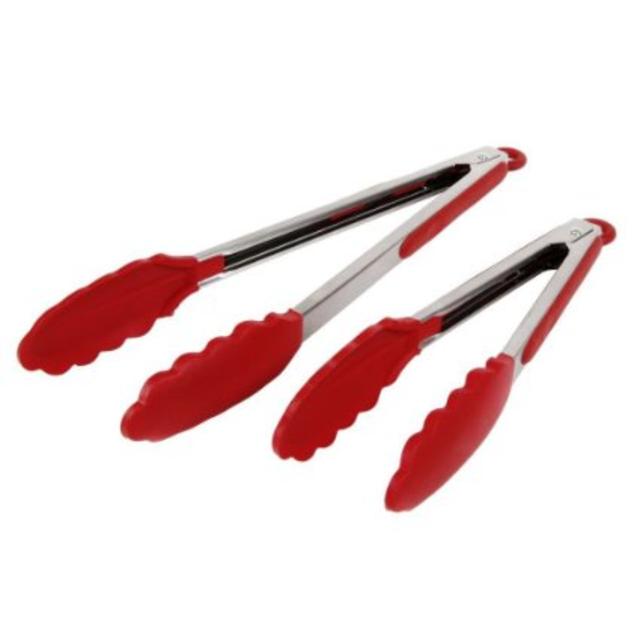 Premium Silicone Tongs 2 Pack (9-Inch & 12-inch)
