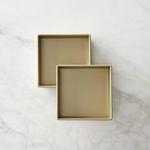Set of 2 Williams-Sonoma Goldtouch® Square Cake Pan, 8"