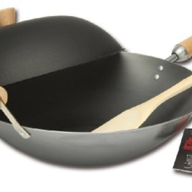 Joyce Chen Classic Series 4-Piece Carbon-Steel Wok Set