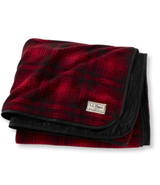 LL Bean Waterproof Outdoor Blanket, Plaid